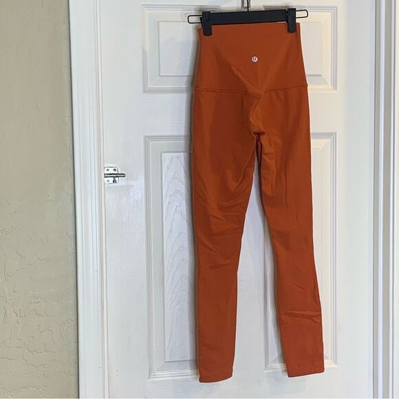 Lululemon Align Super-High-Rise Pant 28" Canyon Orange Size 2 - Picture 4 of 8